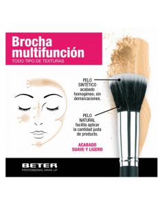 BETER BROCHA MULTIFUNCION DE MAQUILLAJE 1 UNIDAD 2