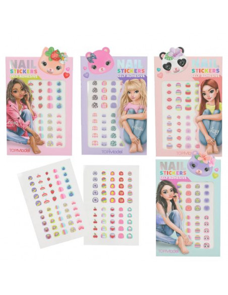 TOPMODEL PEGATINAS AUTOADHESIVAS PARA UÑAS 100 UNID