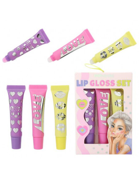 TOPMODEL SET DE BRILLOS DE LABIOS 3 UNIDADES