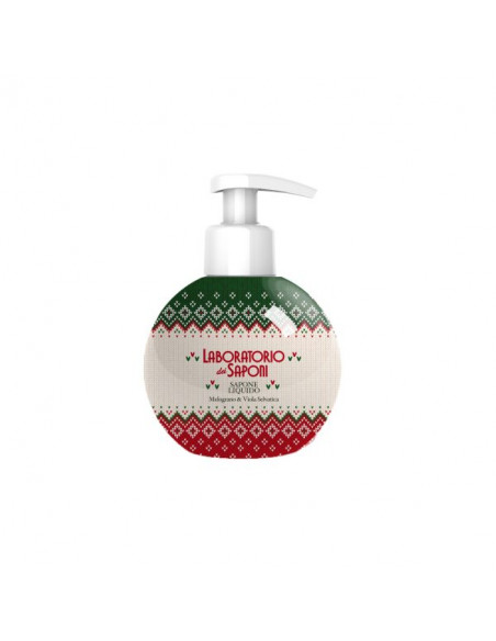 LABORATORIO DEI SAPONI JABÓN BOLA DE NAVIDAD (VERDE Y ROJO) 240ML