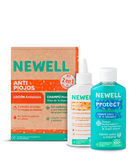 NEWELL ANTIPIOJOS KIT LOCION 100ML Y CHAMPÚ 120ML