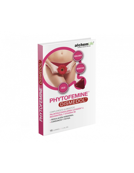 PHYTOFEMINE DISMEDOL 10 PASTILLAS BLANDAS MASTICABLES