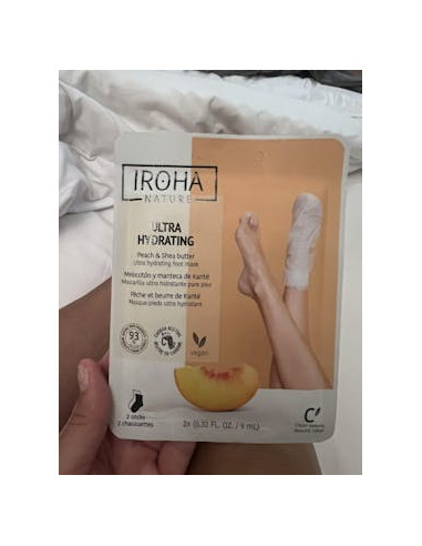 IROHA CALCETINES MASCARILLA REPARADORES CON MELOCOTÓN