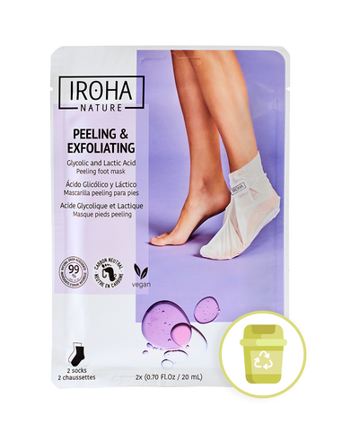 IROHA CALCETINES PEELING Y EXFOLIANTES CON ÁCIDO GLICÓLICO