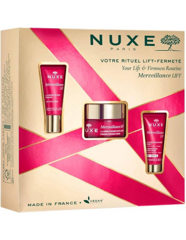 NUXE COFRE MERVEILLANCE LIFT + CONTORNO DE REGALO 15ML + CREMA DE NOCHE DE REGALO 15ML