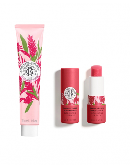 ROGER GALLET PACK GIMGEMBRE CREMA DE MANOS 30ML + BÁLSAMO LABIAL 3,5 GR