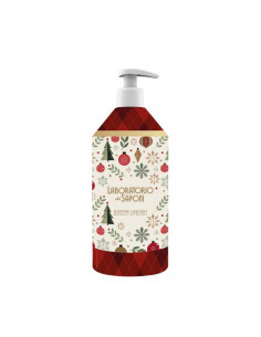 LABORATORIO DEI SAPONI JABÓN DE NAVIDAD 500ML (BLANCO Y ROJO)