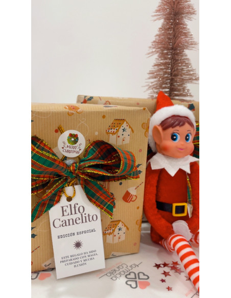CESTA SORPRESA AMIGO INVISIBLE - ELFO CANELITO