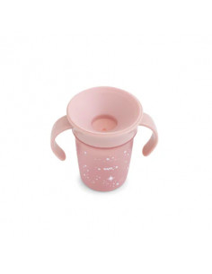 SARO VASO ANTIDERRAME 360º CON ASAS ROSA 2