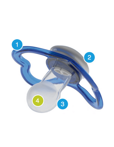 MAM AIR CHUPETE SILICONA + CAJA ESTERILIZADORA 0-6m 2 UNIDADES