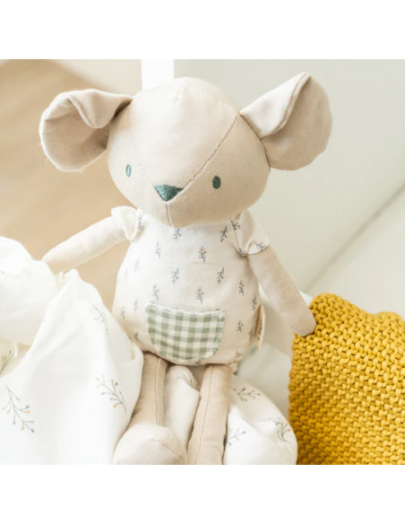 SARO RATONCITO DE TRAPO 3 COLORES DIFERENTES