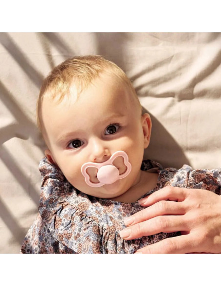 MAM AIR CHUPETE DE SILICONA NIGHT AZUL 6+m 2 UNIDADES