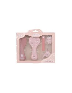 BETER SET MANICURA + CEPILLO Y PEINE PARA BEBÉ 0+M ROSA