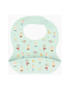 TUTETE BABERO SILICONA LOS 3 CERDITOS 1 UNIDAD