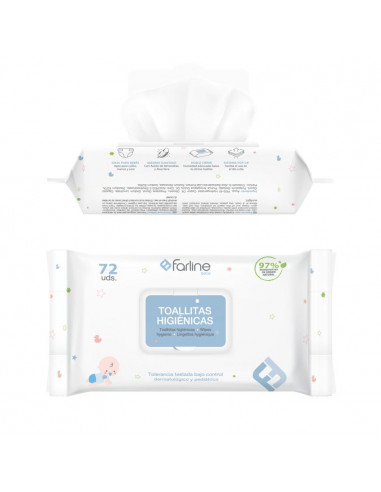 FARLINE BEBE TOALLITAS HIGIENICAS 72 UNIDADES