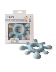 FARLINE BEBE MORDEDOR AZUL 0+M