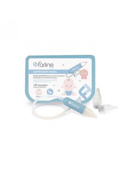 FARLINE BEBE ASPIRADOR NASAL 4 RECAMBIOS