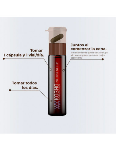 KOBHO NEURO SLEEP 28 VIALES + 28 CÁPSULAS