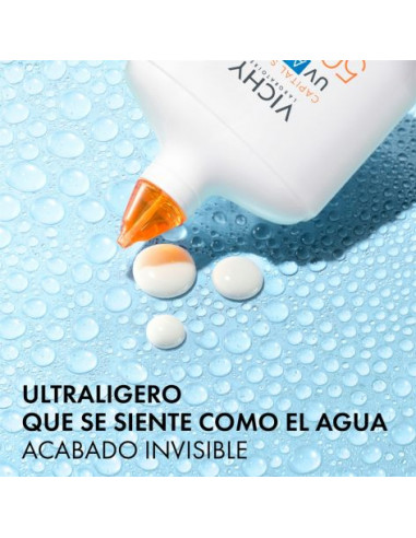 VICHY CAPITAL SOLEIL UV AQUA 50+ FLUIDO CON COLOR TONO CLARO 50ML