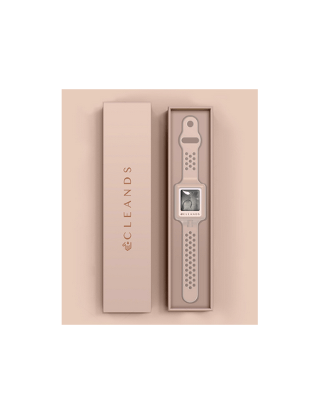 CLEANDS PULSERA DE GEL HIDROALCOHÓLICO RELLENABLE ROSA