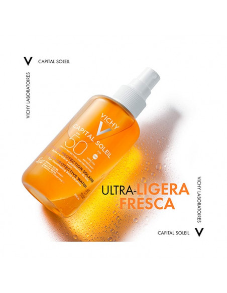 VICHY CAPITAL SOLEIL AGUA DE PROTECCIÓN SOLAR SPF50 200ML