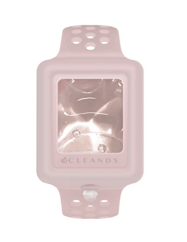 CLEANDS PULSERA DE GEL HIDROALCOHÓLICO RELLENABLE ROSA