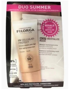 FILORGA DUO SUMMER SOLAR FACIAL SPF50+ & MASCARILLA ILUMINADORA