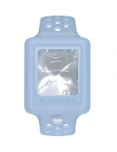 CLEANDS PULSERA DE GEL HIDROALCOHÓLICO RELLENABLE AZUL
