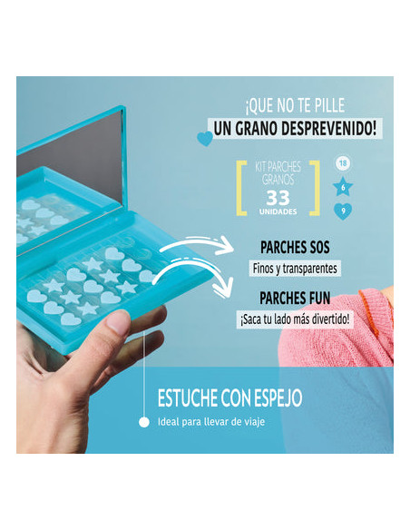 IROHA PARCHES GRANDO ON THE GO + ESTUCHE ESPEJO