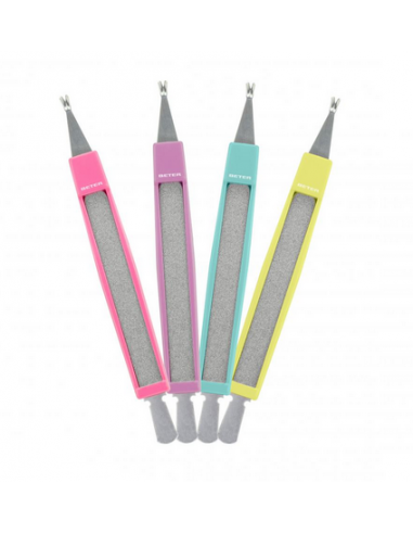 BETER CORTACUTÍCULAS DE TRIPLE USO CON BAJAPIELES Y LIMA