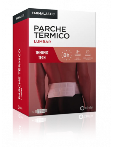 FARMALASTIC PARCHE TÉRMICO LUMBAR 4uds