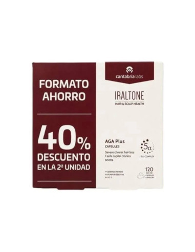 IRALTONE AGA PLUS 120 CAPSULAS (60 + 60)