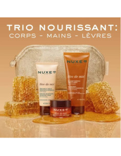 NUXE NECESER TRIO REVE DE MIEL CUERPO + MANOS + LABIOS