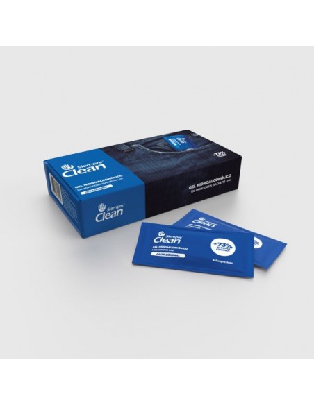 SIEMPRE CLEAN MONODOSIS DE GEL HIDROALCOHOLICO 100ML