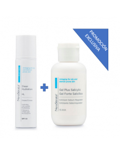 NEOSTRATA REFINE HL CREMA HIDRATANTE 50ML + REFINE GEL FORTE SALICÍLICO EXFOLIANTE Y SEBOREGULADOR 100ML