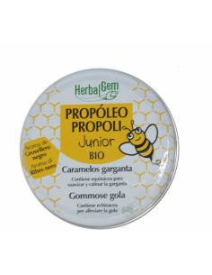 HERBAL GEM PROPÓLEO JUNIOR CARAMELOS GARGANTA 45G.