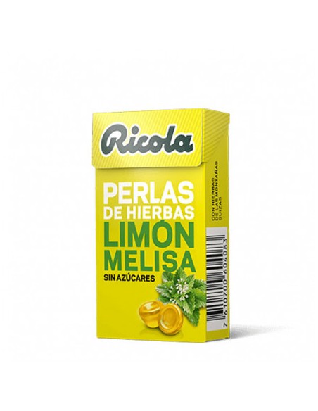 RICOLA PERLAS SIN AZUCAR LIMON 25 G
