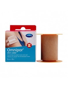 HARTMANN ESPARADRAPO HIPOALERGICO OMNIPOR SKIN COLOR 5 M X 5 CM