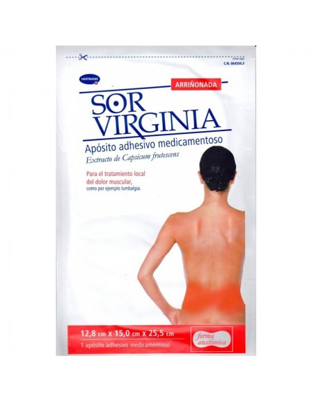 HARTMANN SOR VIRGINIA 1 APOSITO ADHESIVO MEDICAMENTOSO (ARRIÑONADO)