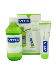 VITIS ORTHODONTIC PASTA DENTIFRICA Y COLUTORIO PACK