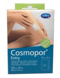 HARTMANN COSMOPOR ENTRY 10 UNIDADES 7,2 X 5 CM