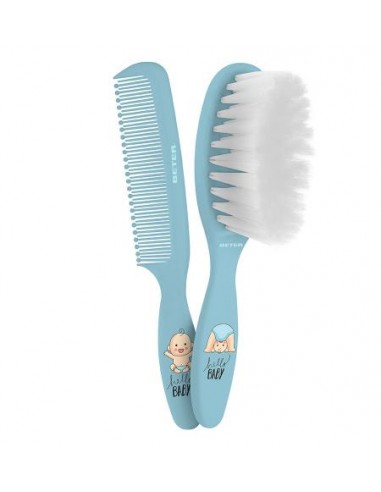 BETER SET DE PEINE Y CEPILLO PARA BEBÉ 0+M