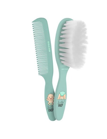 BETER SET DE PEINE Y CEPILLO PARA BEBÉ 0+M