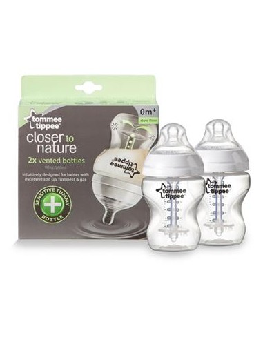 TOMMEE TIPPEE CLOSER TO NATURE 2X 260ML ANTO-COLIC