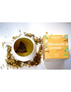 ORBALLO INFUSIÓN MANZANILLA MARAVILLA 15 BOLSITAS DE 1,5G 2