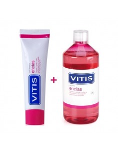 VITIS ENCIAS PASTA 100ML + COLUTORIO 500ML