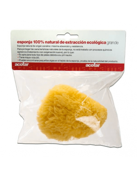 ACOFAR ESPONJA 100% NATURAL DE EXTRACCION ECOLÓGICA GRANDE