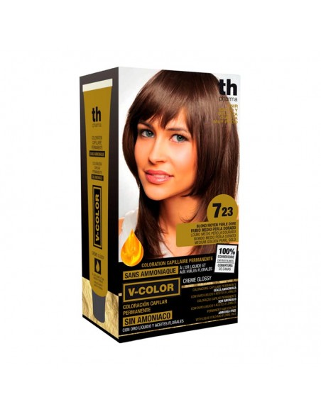 TH PHARMA KIT TINTE Nº 7 23 SIN AMONIACO CON ORO LÍQUIDO Y ACEITES FLORALES