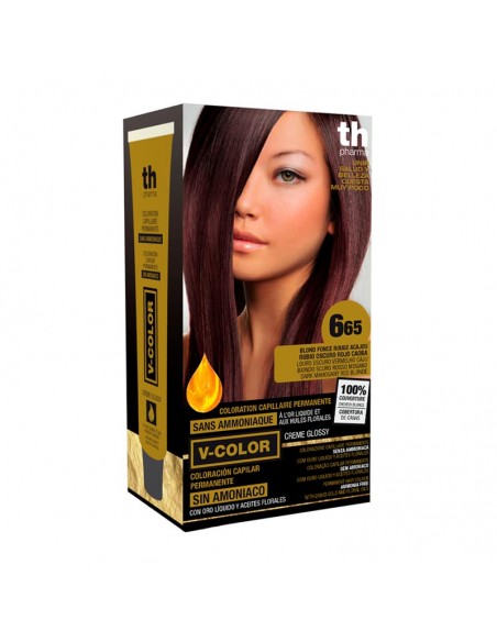 TH PHARMA KIT TINTE Nº 6 65 SIN AMONIACO CON ORO LÍQUIDO Y ACEITES FLORALES