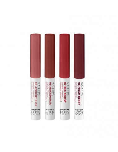 BETER LIPSTICK MATT LIPS 07 RED BOOST 1 UNIDAD